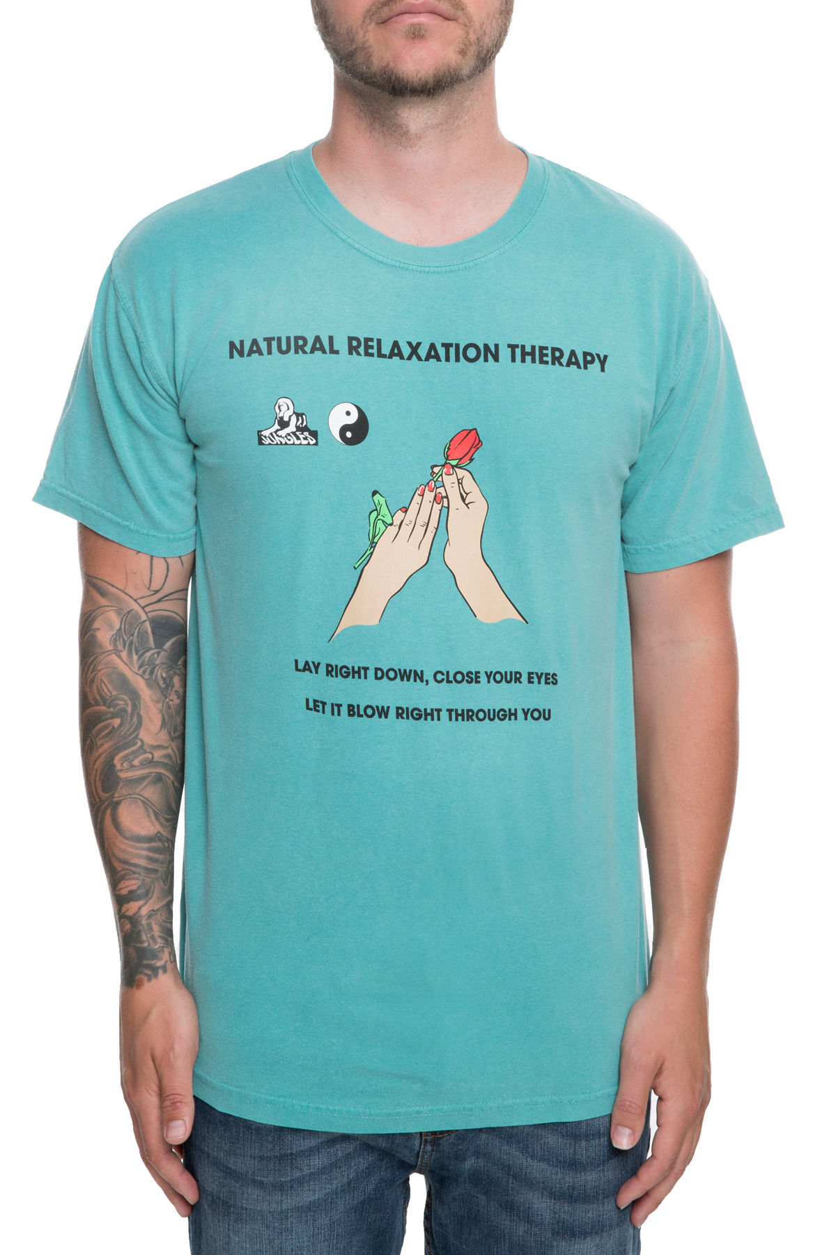 The Natural Relaxation Tee in Sea Foam Green
