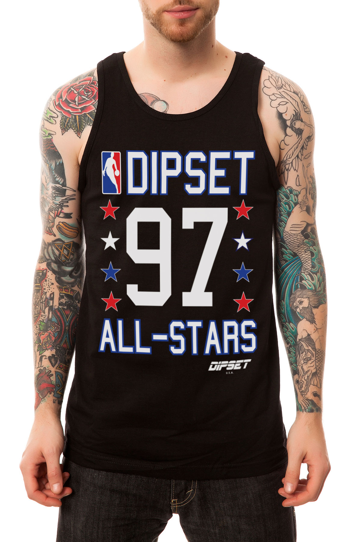 The Dipset All Stars Tank Top in Black