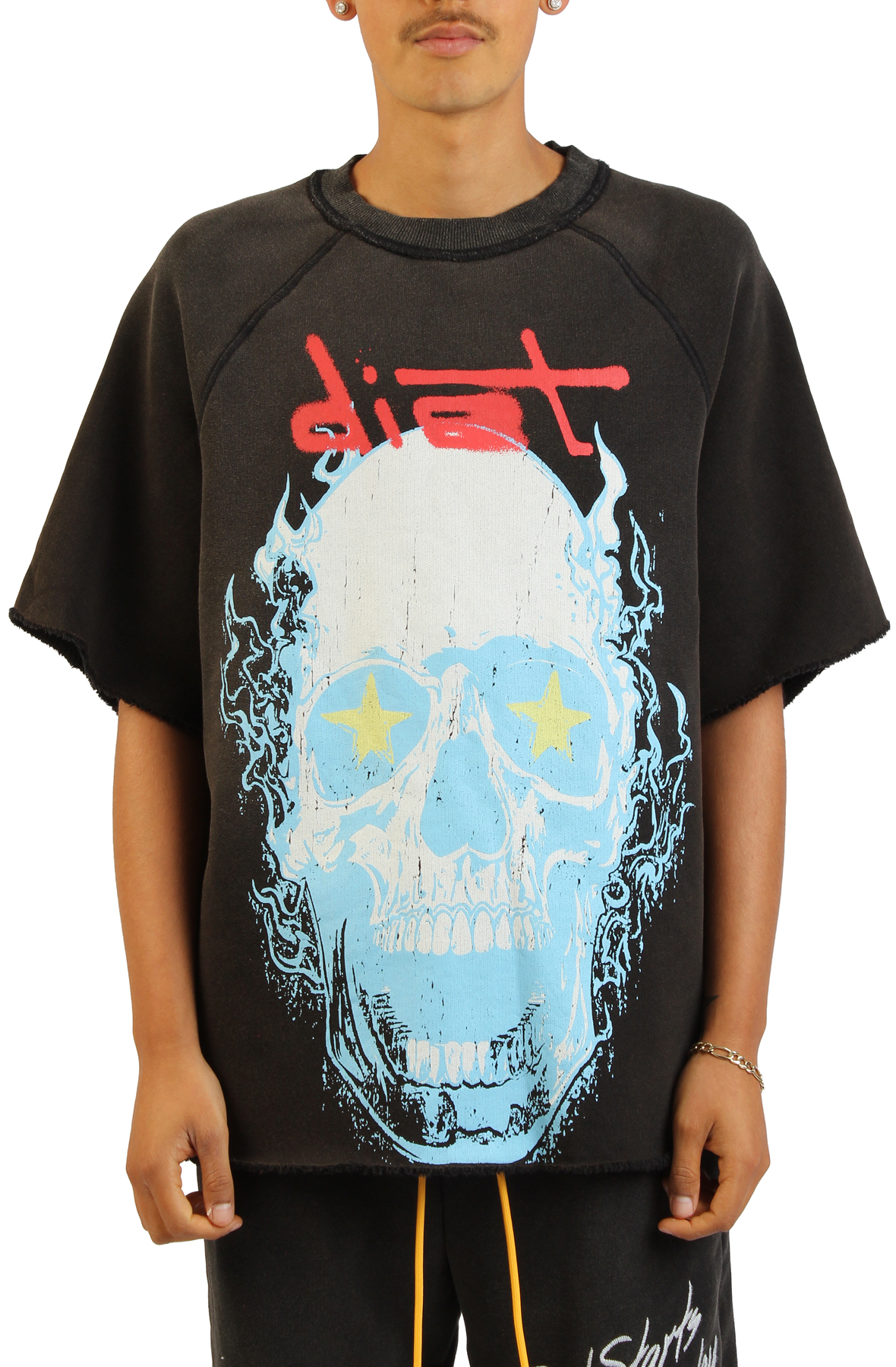 Skull Half Sleeve T-Shirt