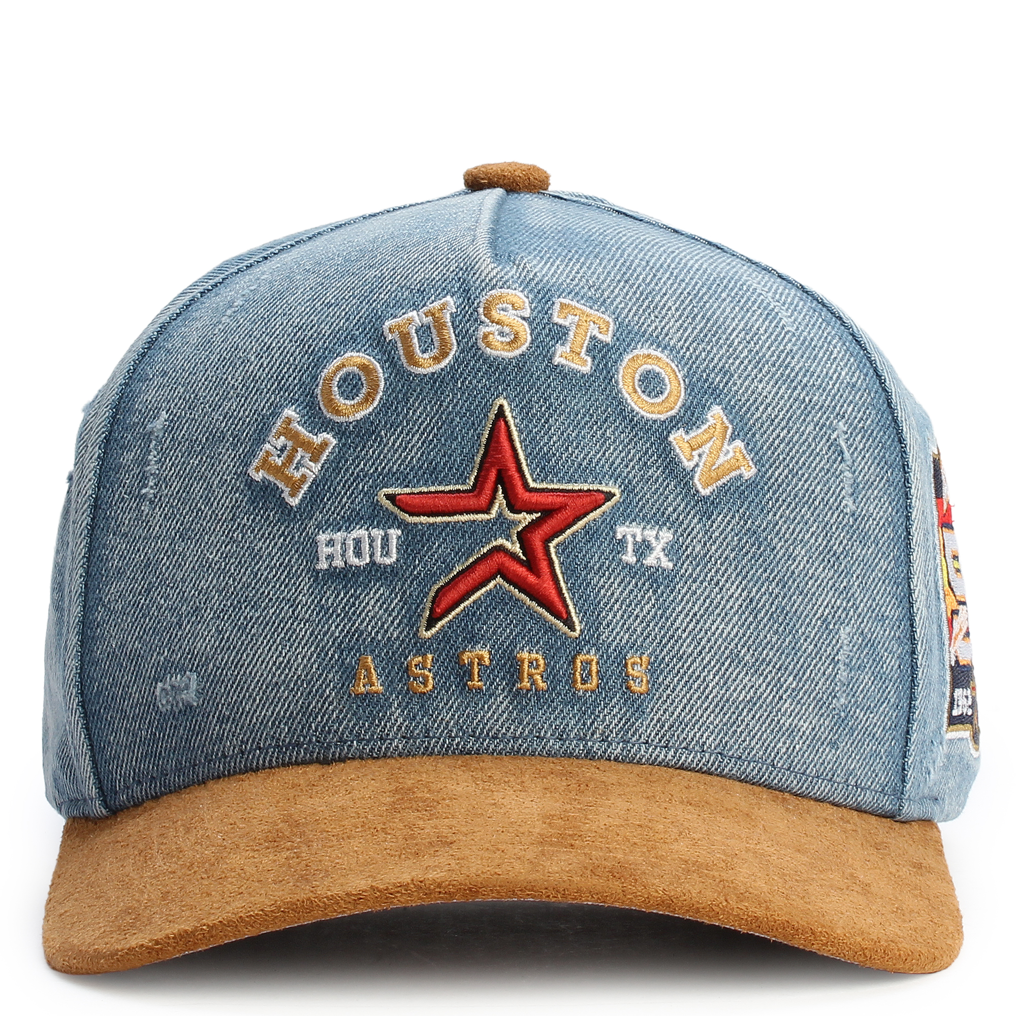 MLB Houston Astros Cooperstown Collection Wood Work Pro Pinch Strapback Hat