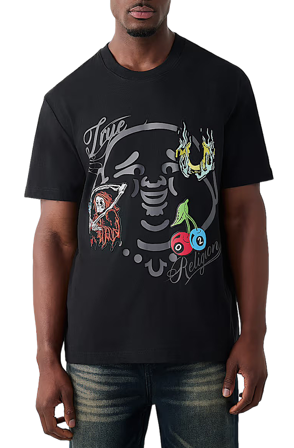Buddha Heavyweight Face T-Shirt