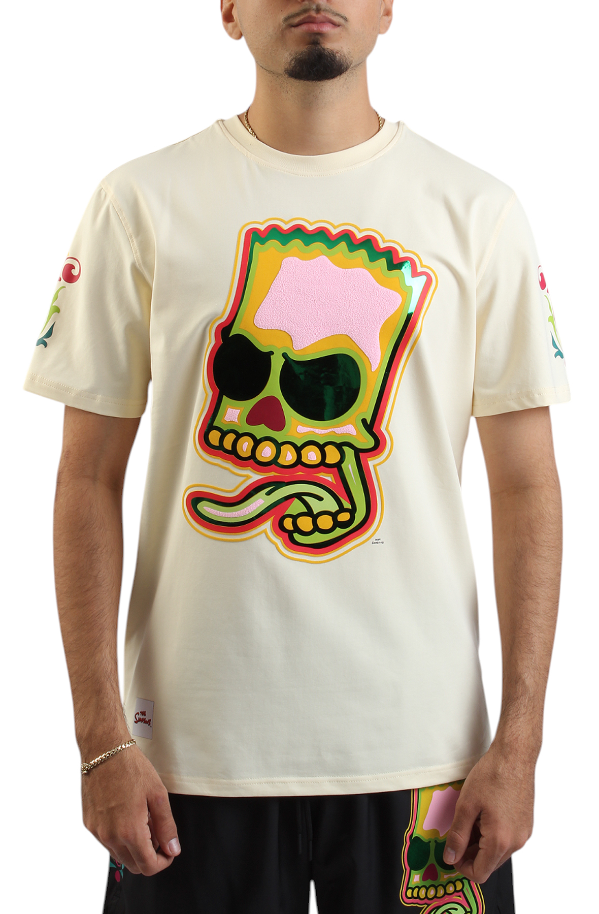 The Simpsons Bart Thermal Skull T-Shirt