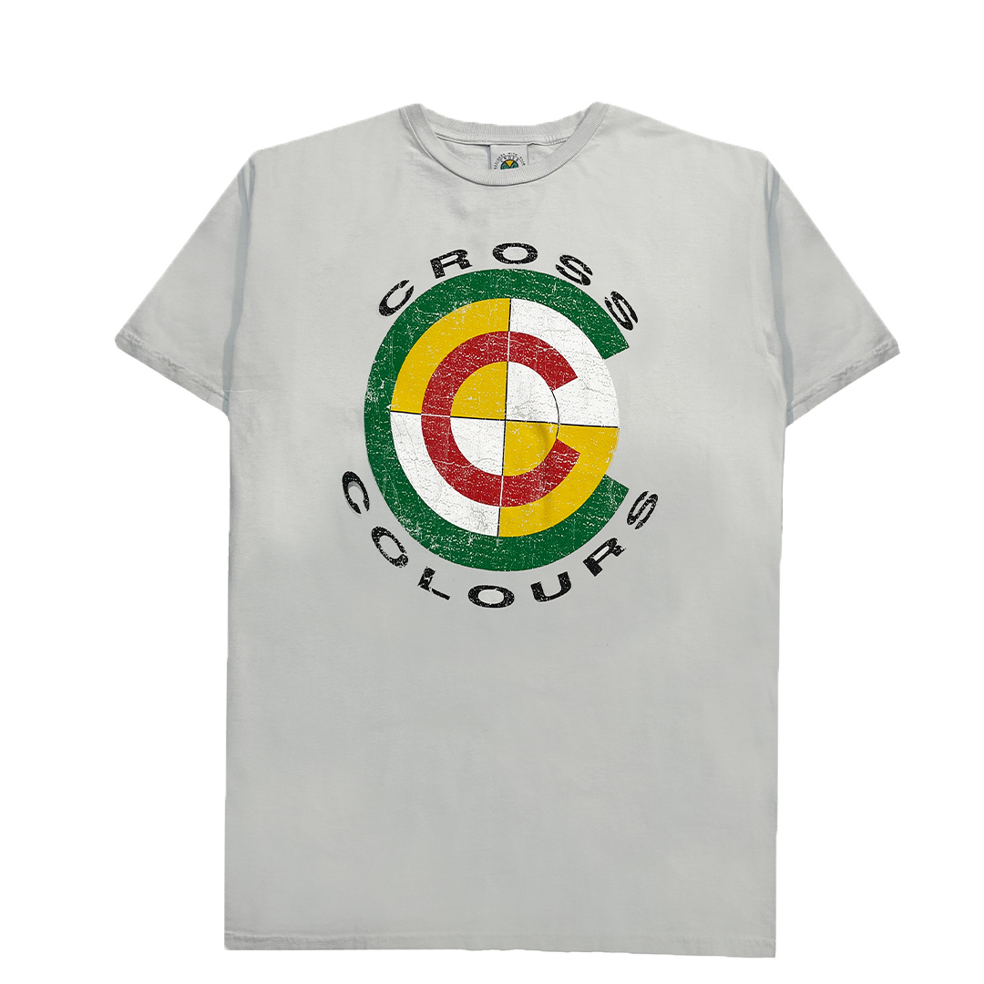 Cross Colours Vintage Cross Hairs T-shirt - Pigment White