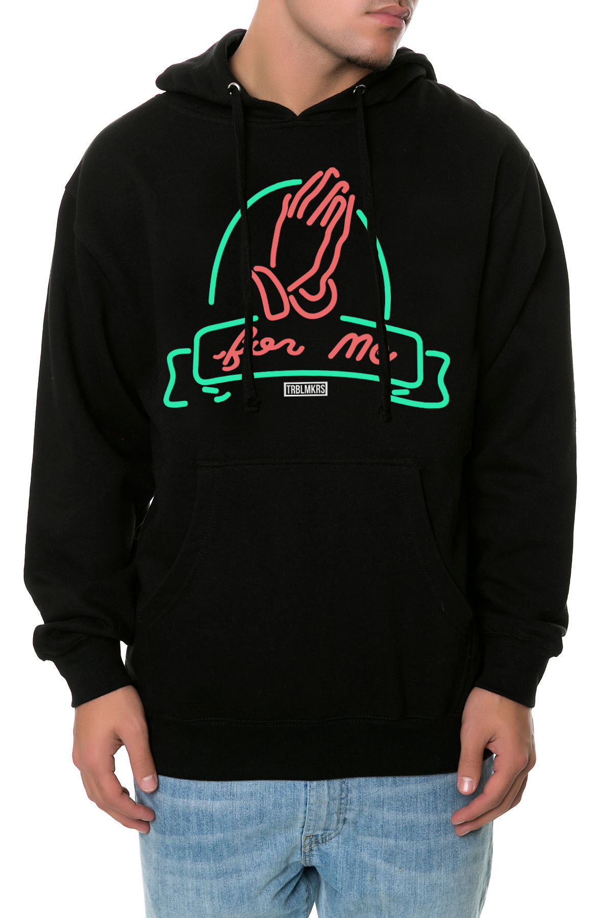 The Pray For Me Hoodie in Black