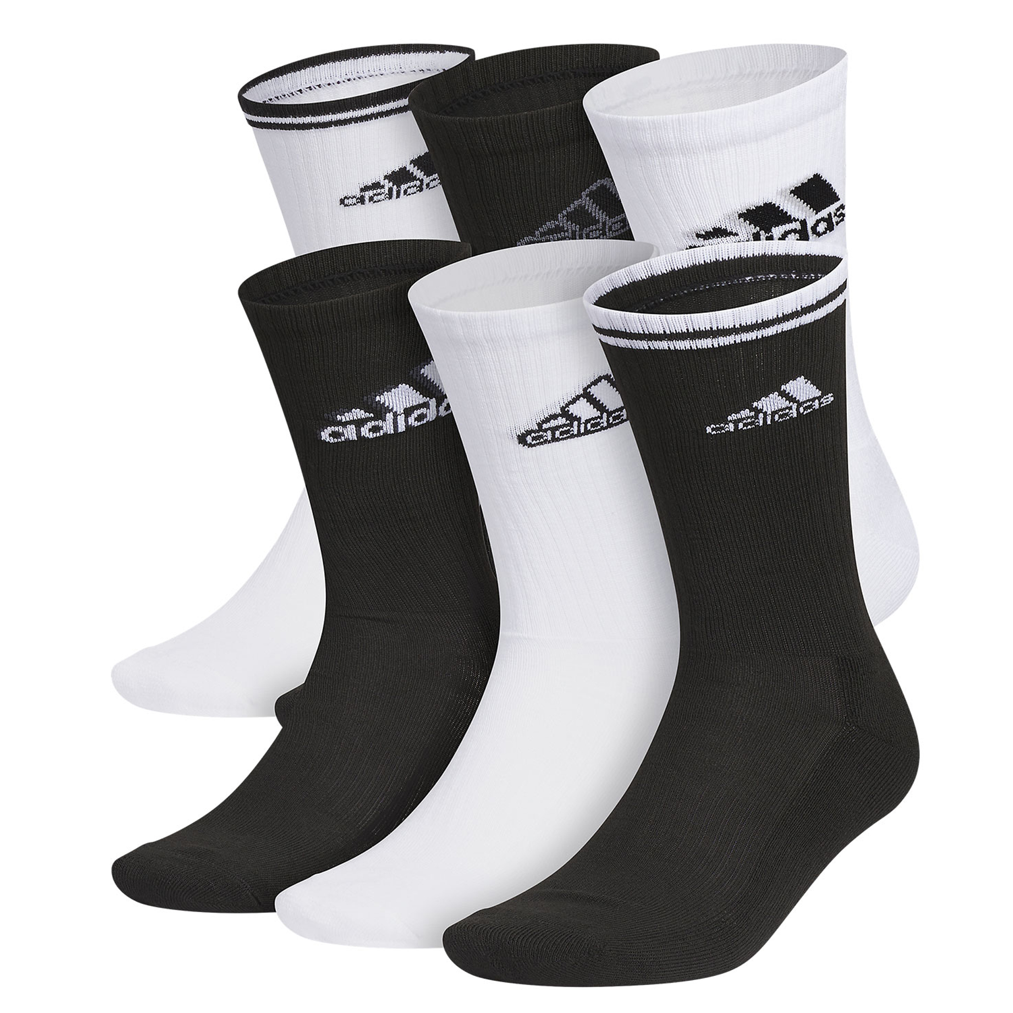 Men's Cushioned Crew Socks 6 Pairs