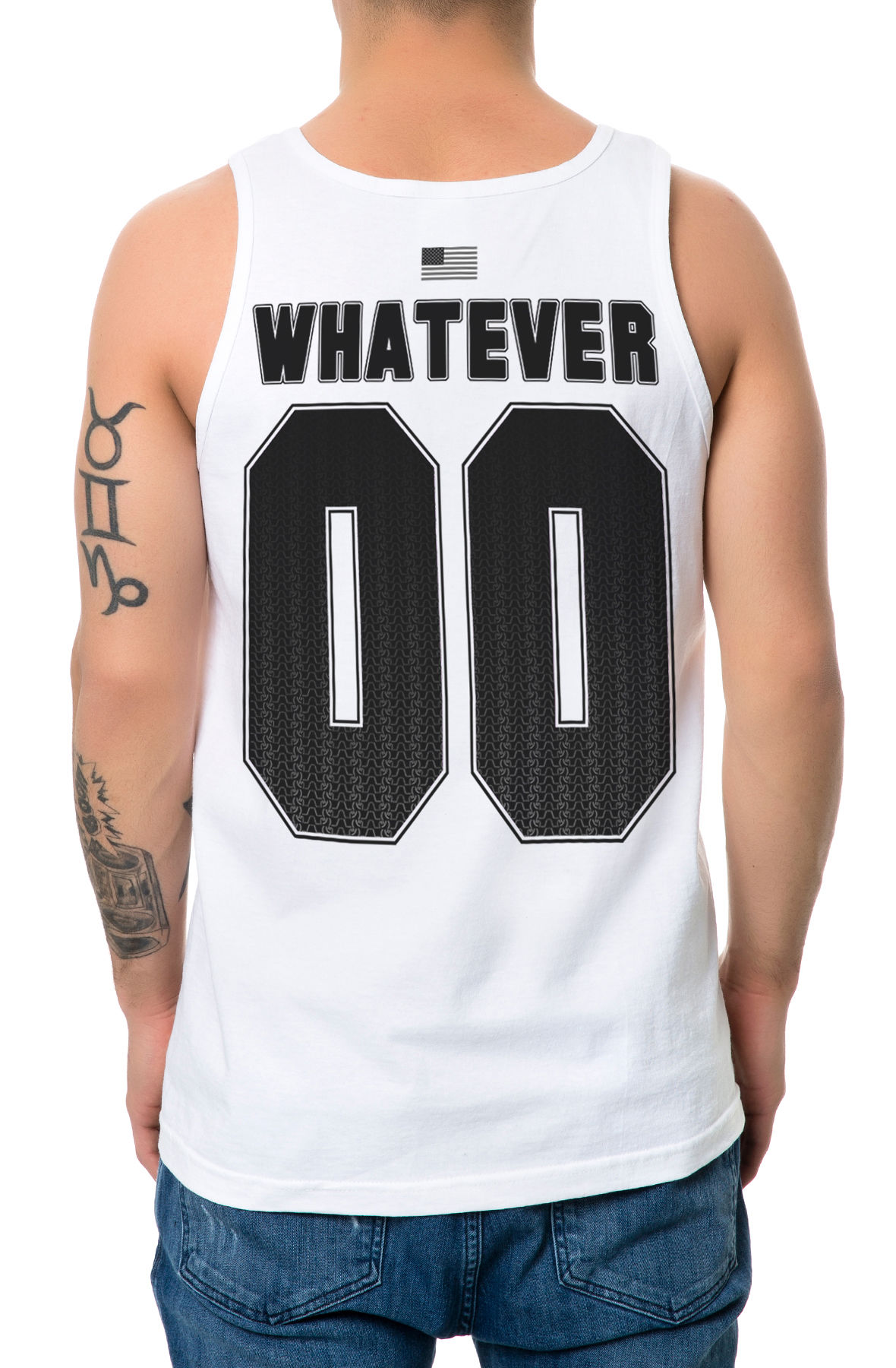 The Shrug Jersey Tank Top in White