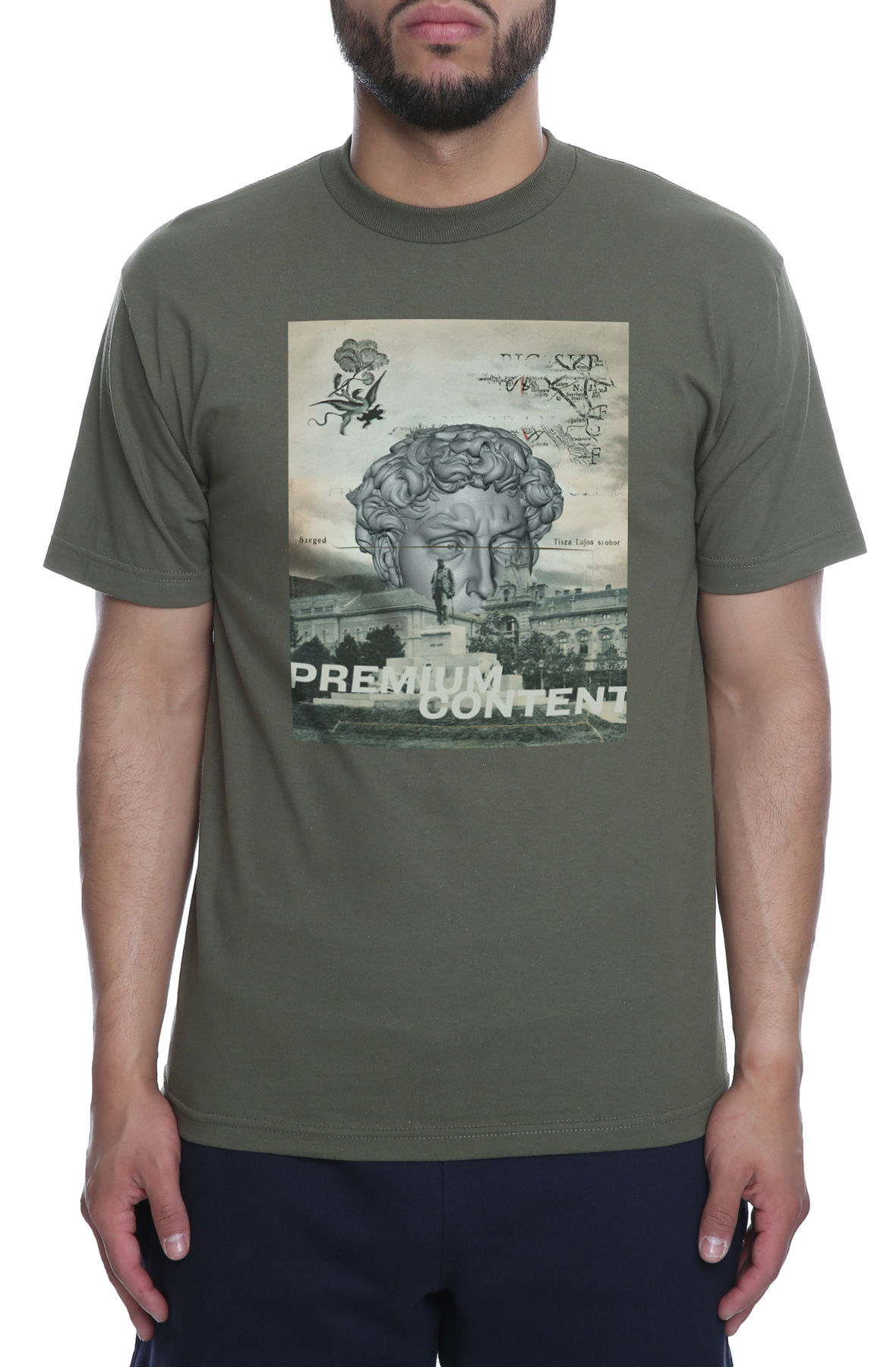 The Imperial Tee in Military Green