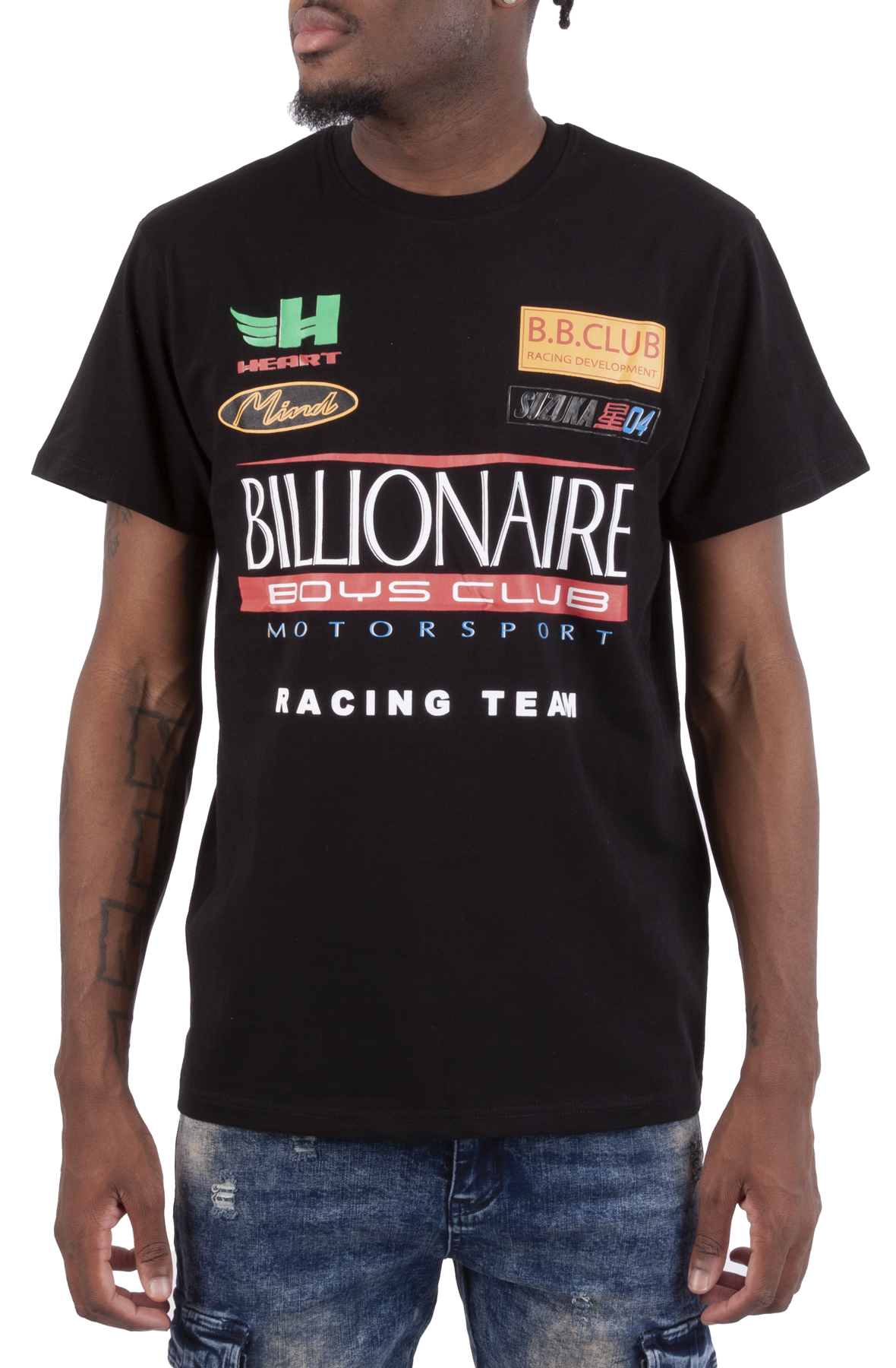 Racing Team Short Sleeve Tee 821-6204BLK