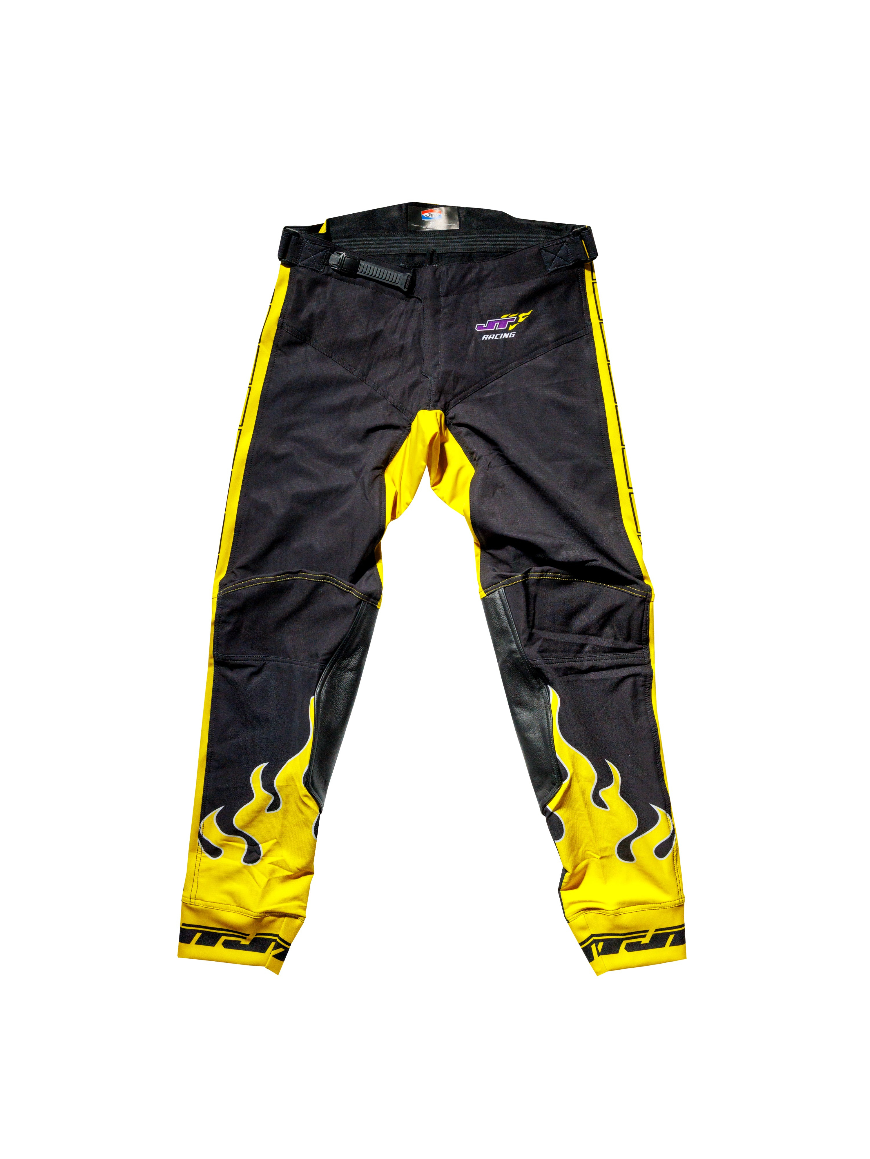 90s Yellow Flame MX Pants