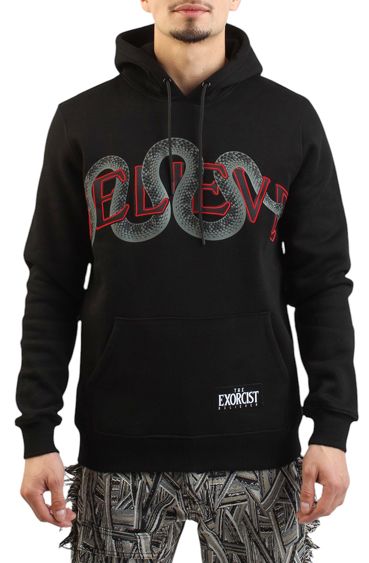 EXCORCIST- BELIEVE- MENS PULLOVER HOODIE