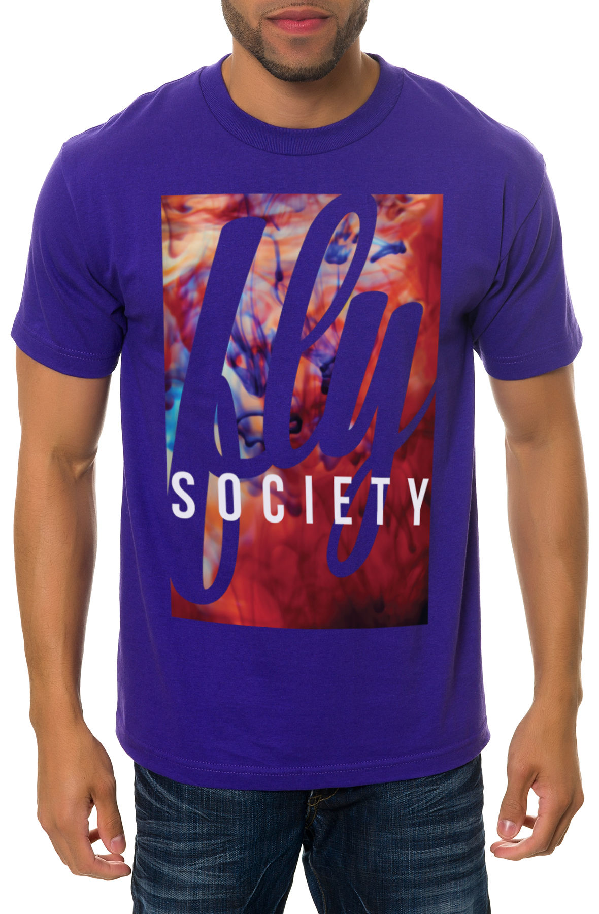 The Lava Cloud Tee in Purple