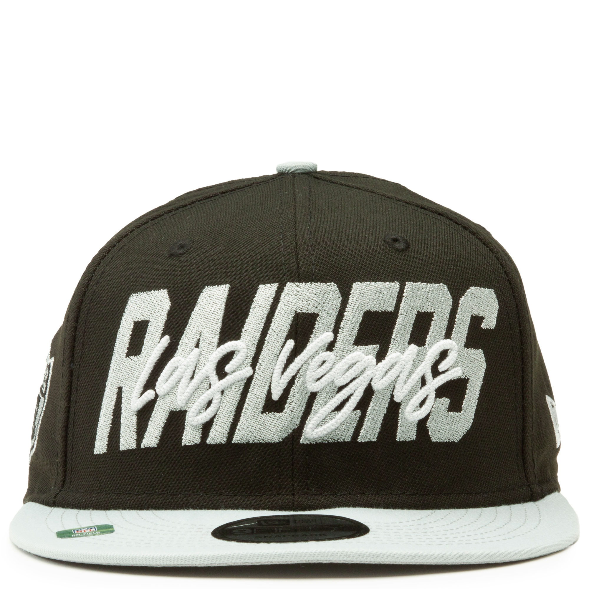 Men's Las Vegas Raiders New Era Black Club 9FIFTY Snapback Hat