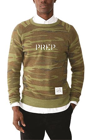 Prep Camo Raglan Sweatshirt