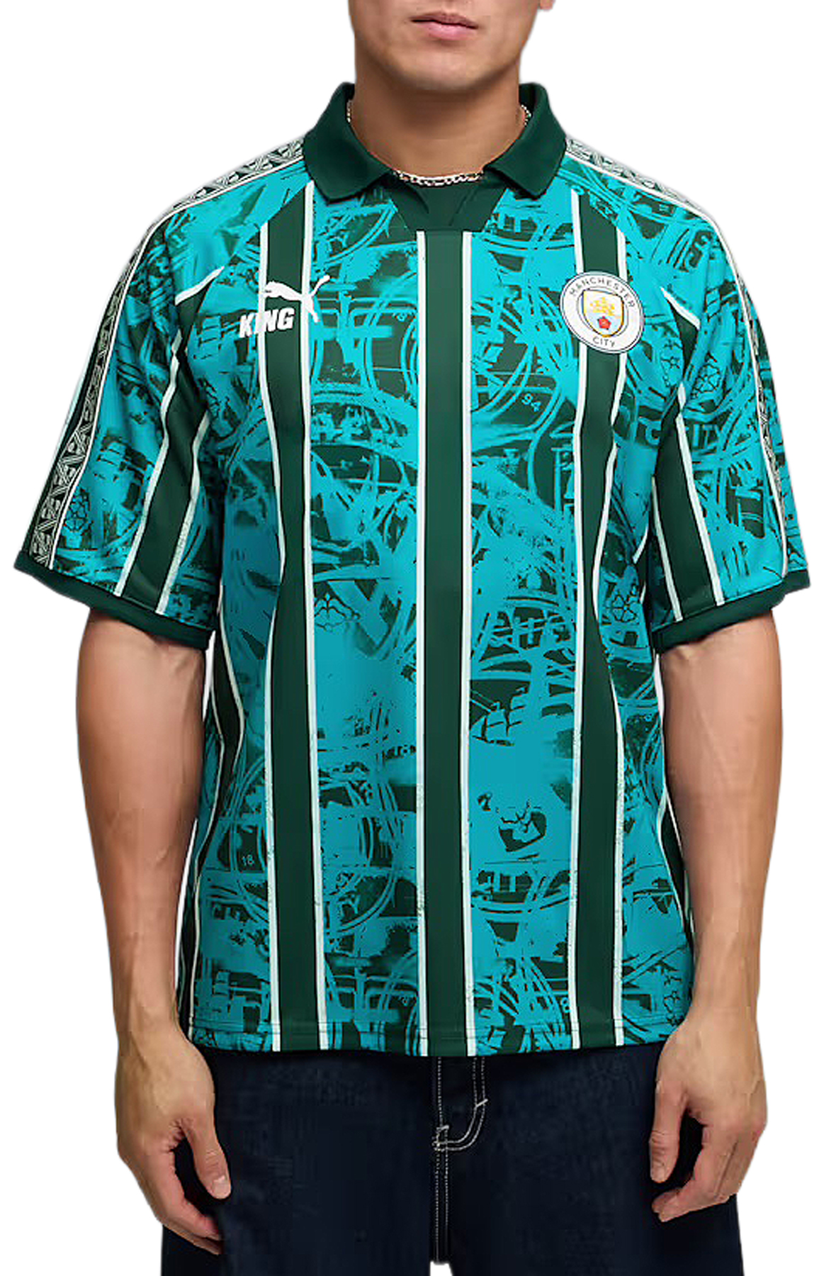 Manchester City KING Retro Soccer Jersey