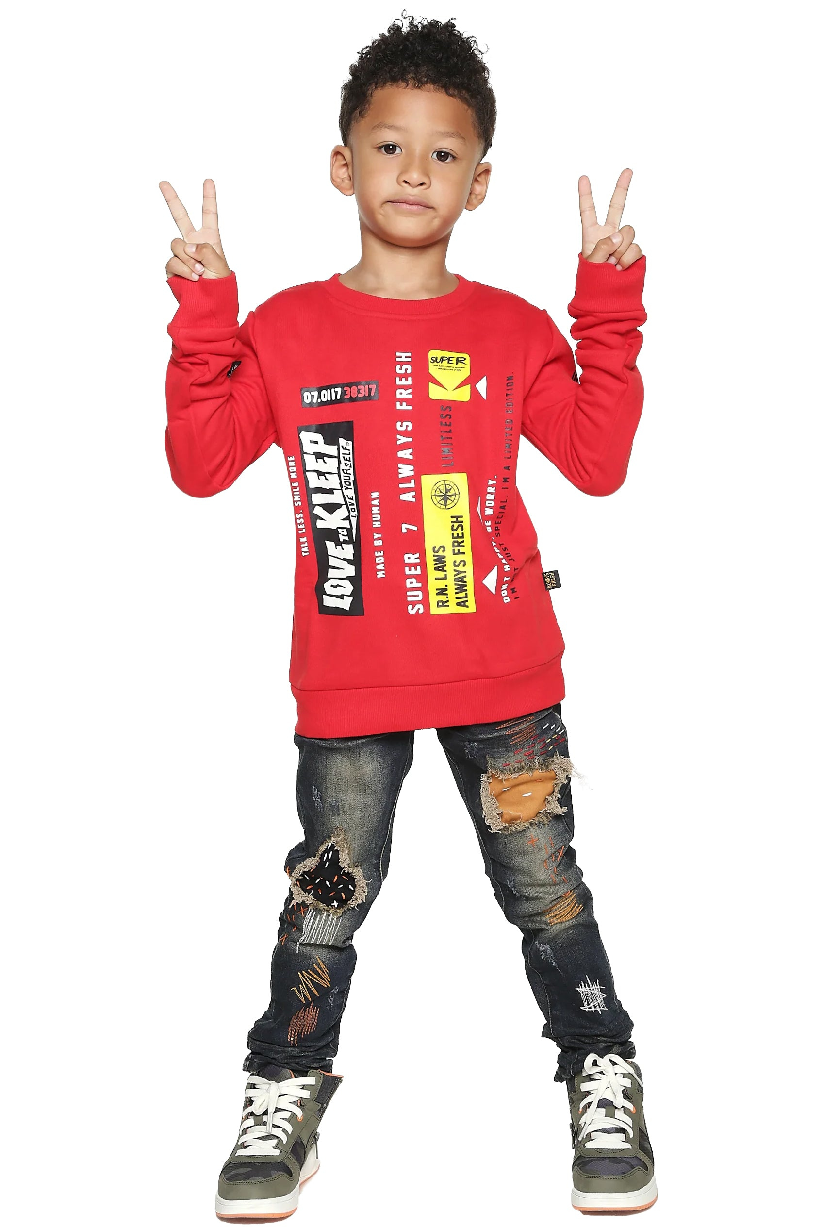 Akako Kid's Premium Crewneck