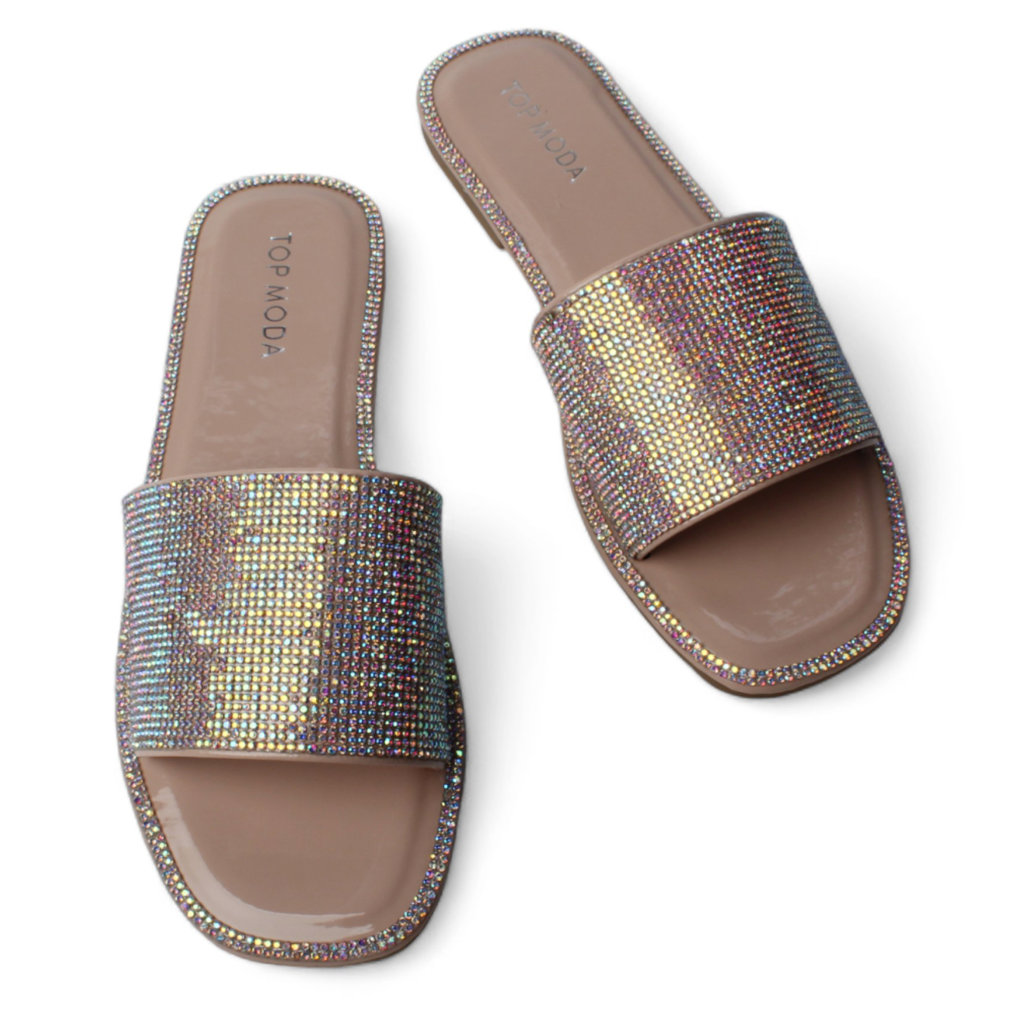 Medusa-56 Sparkle Flat Sandal