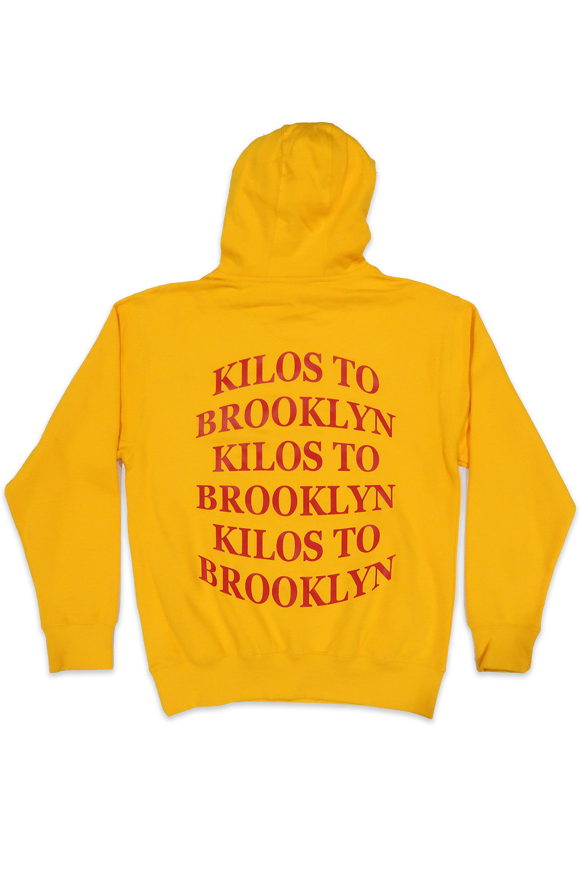 kilos to brooklyn hoodie in yellow