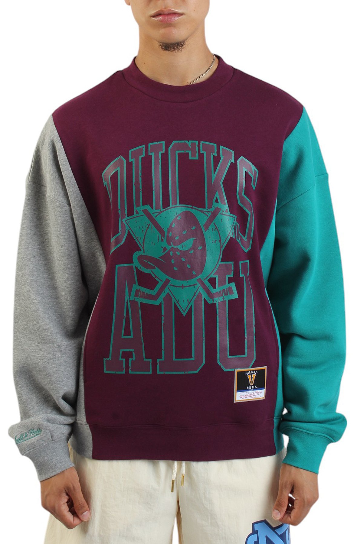 NHL Anaheim Ducks Split 3 Pullover Sweatshirt
