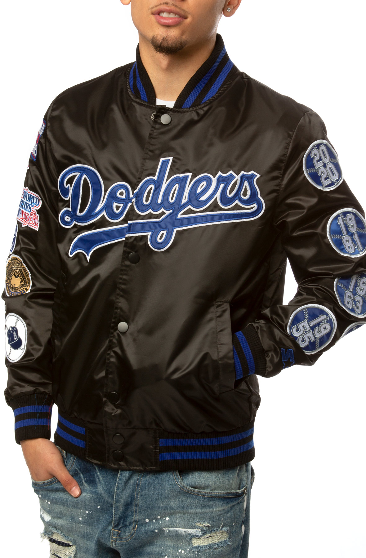 Black/Blue Los Angeles Dodgers All Star Game 2022 Varsity Jacket