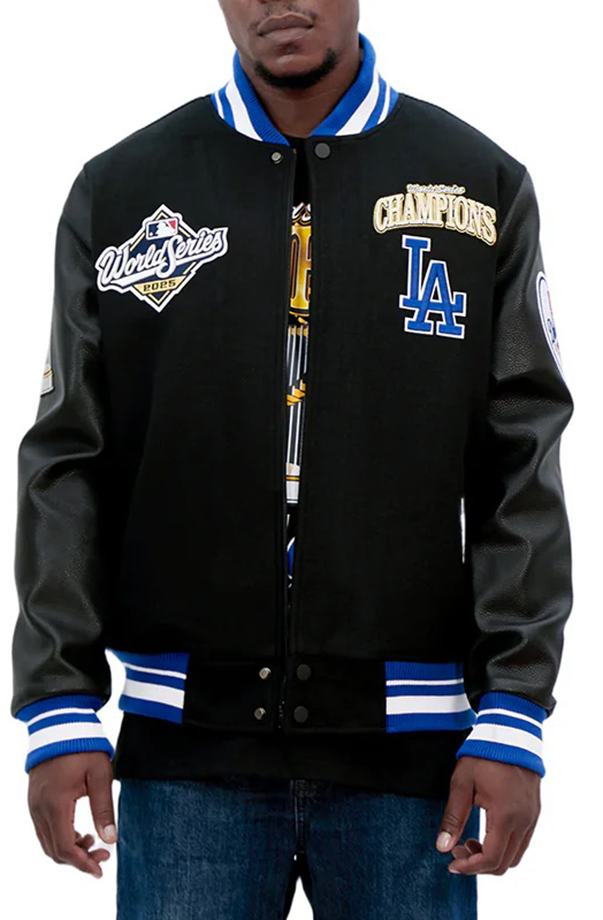 MLB LOS ANGELES DODGERS WORLD SERIES 2025 WOOL VARSITY JACKET