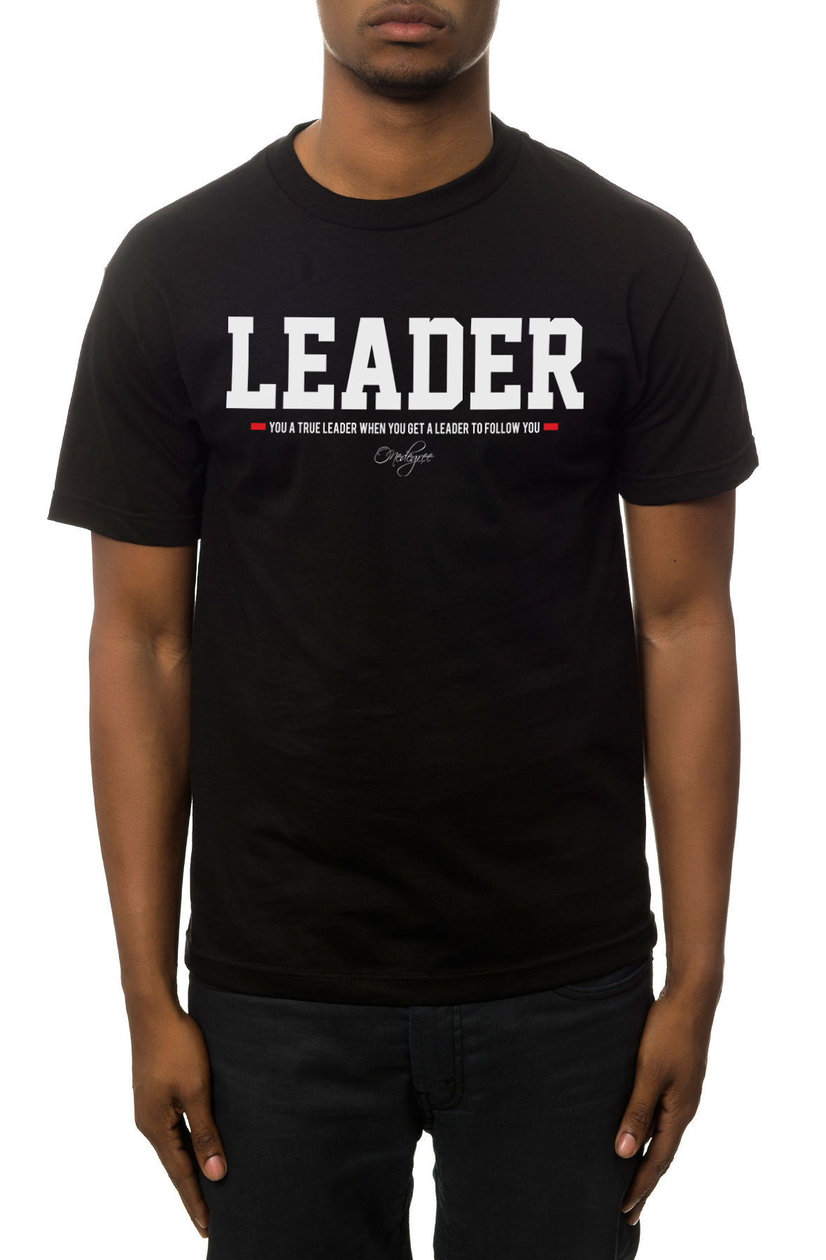 The Leader Tee in Black