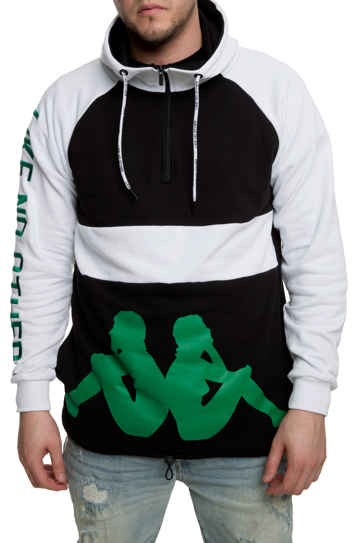 kappa authentic baolin pullover hoodie