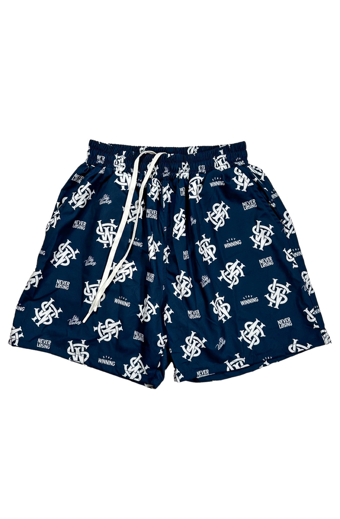 Stay Winning Blue Swim Trunks