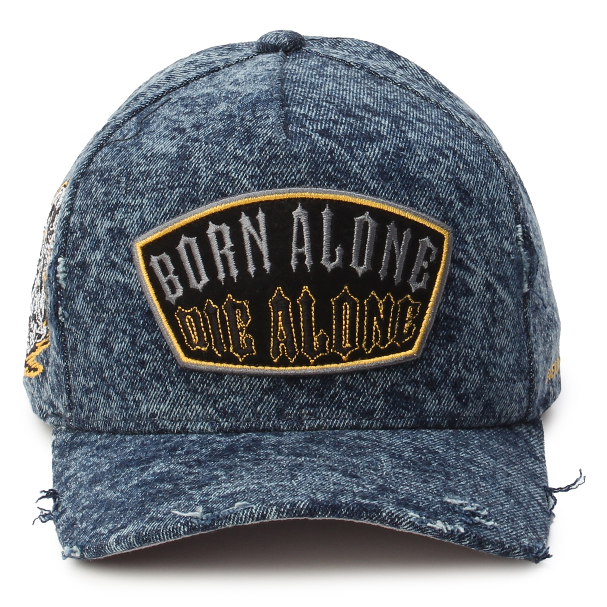 Born Alone Denim Hat