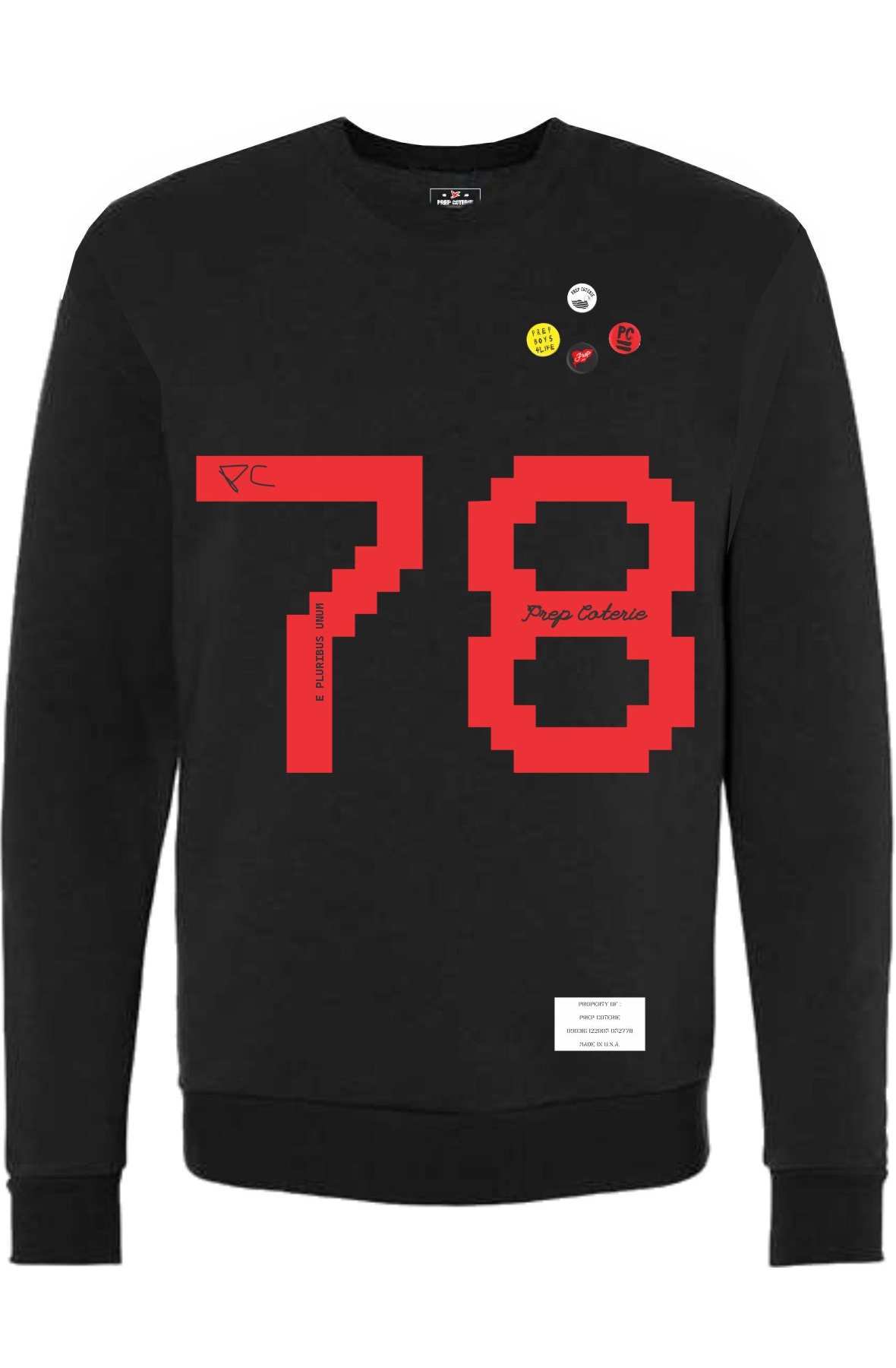 Prep Coterie Football Crew Sweatshirt