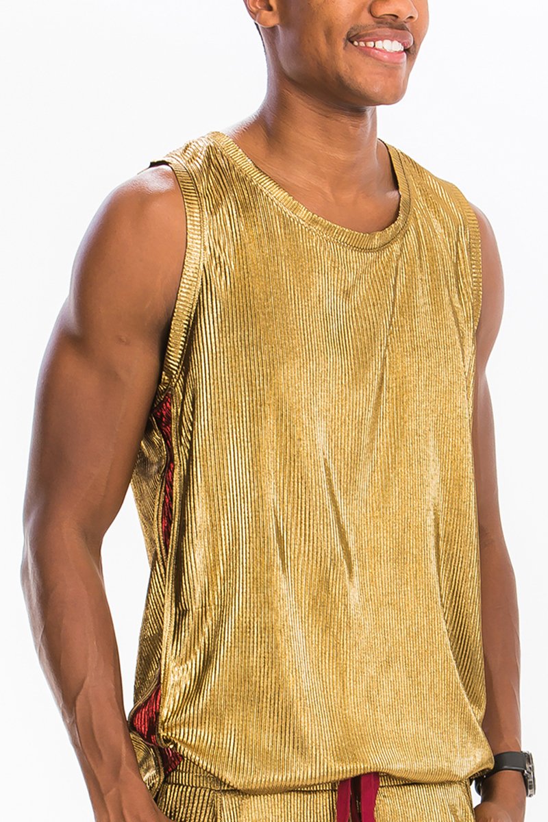 METALLIC BOX CUT TANK