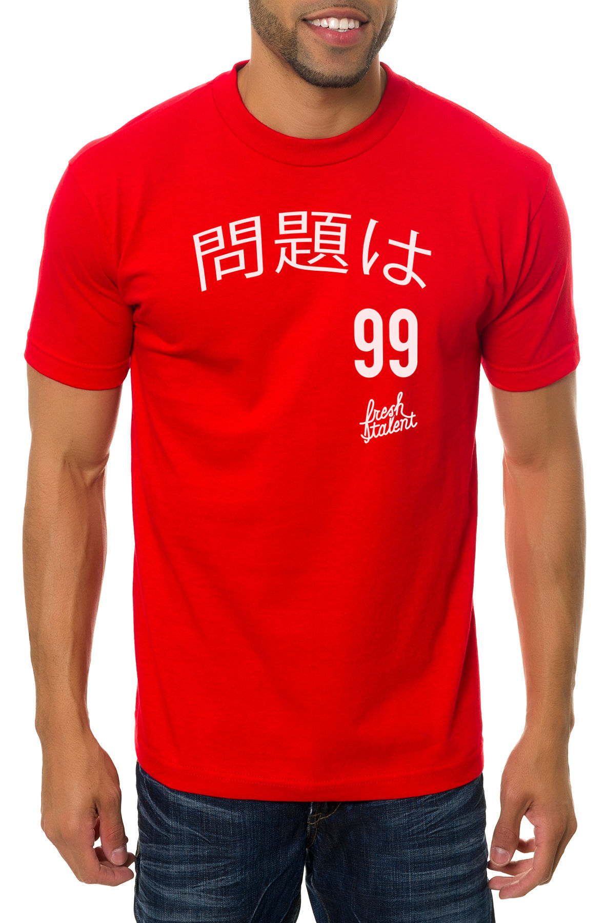 The 99 Probs Jersey Tee in Red