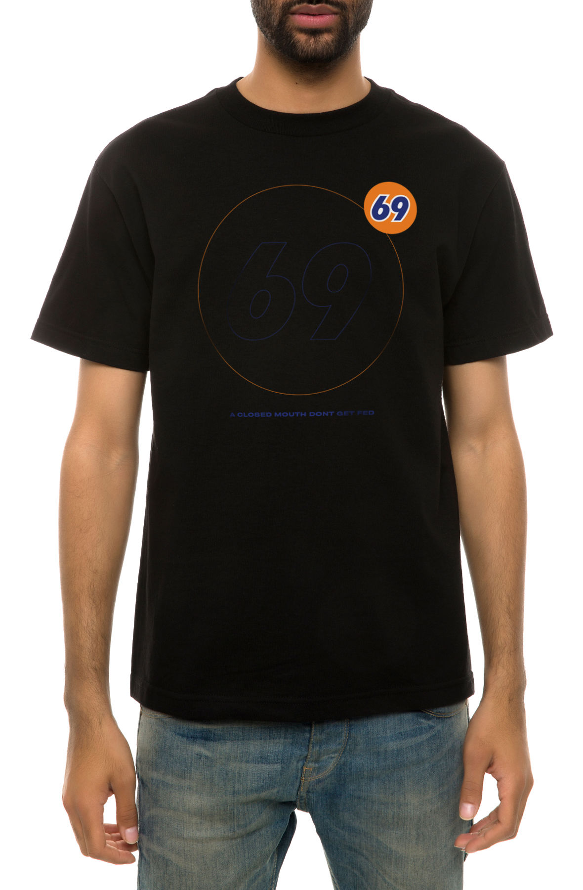 The Sixty Nine Tee in Black