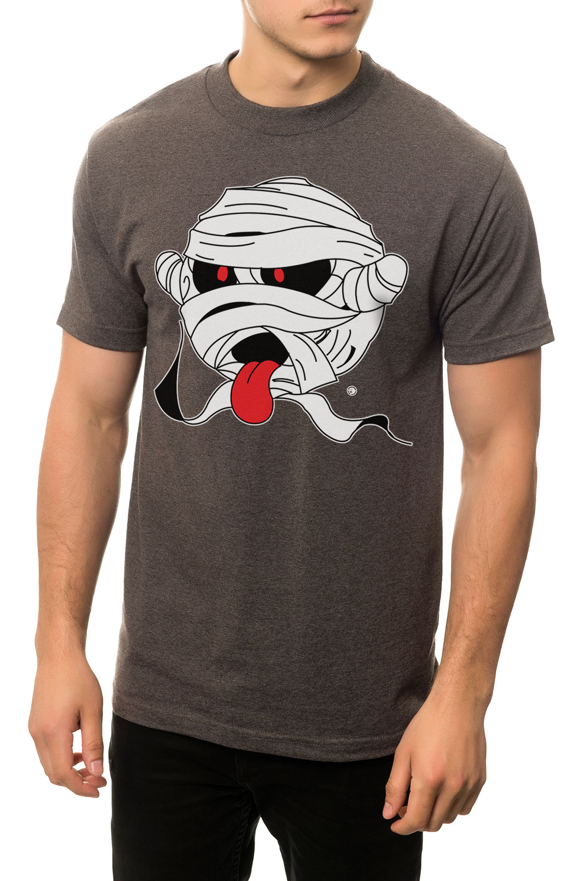 The Mummified Tee in Charcoal Heather