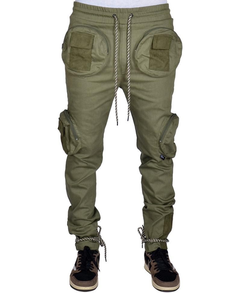 + Soul Round Pocket Cargo Pants Joggers