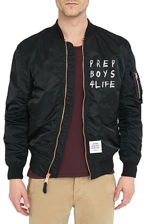 The Prep Boys 4 Life Lightweight MA-1 Bomber in Black