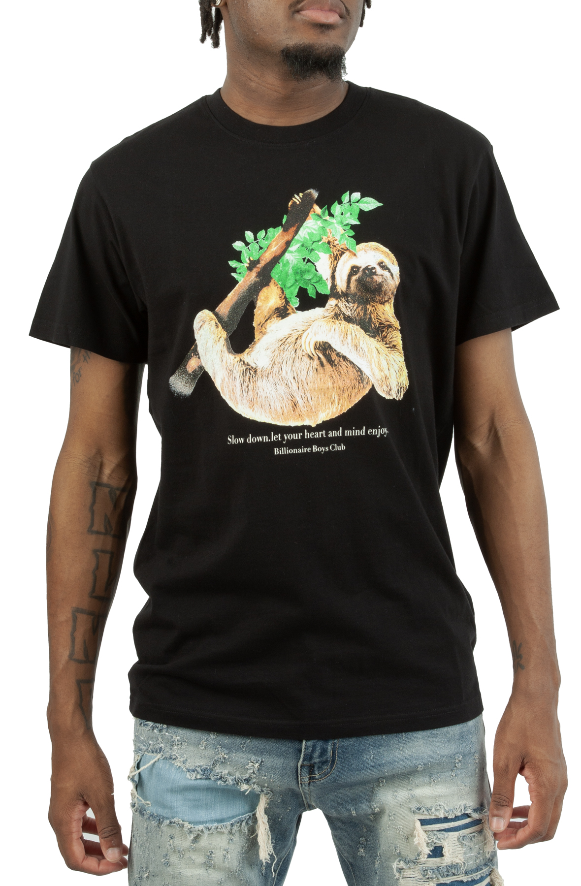 Sloth Short Sleeve Knit Tee