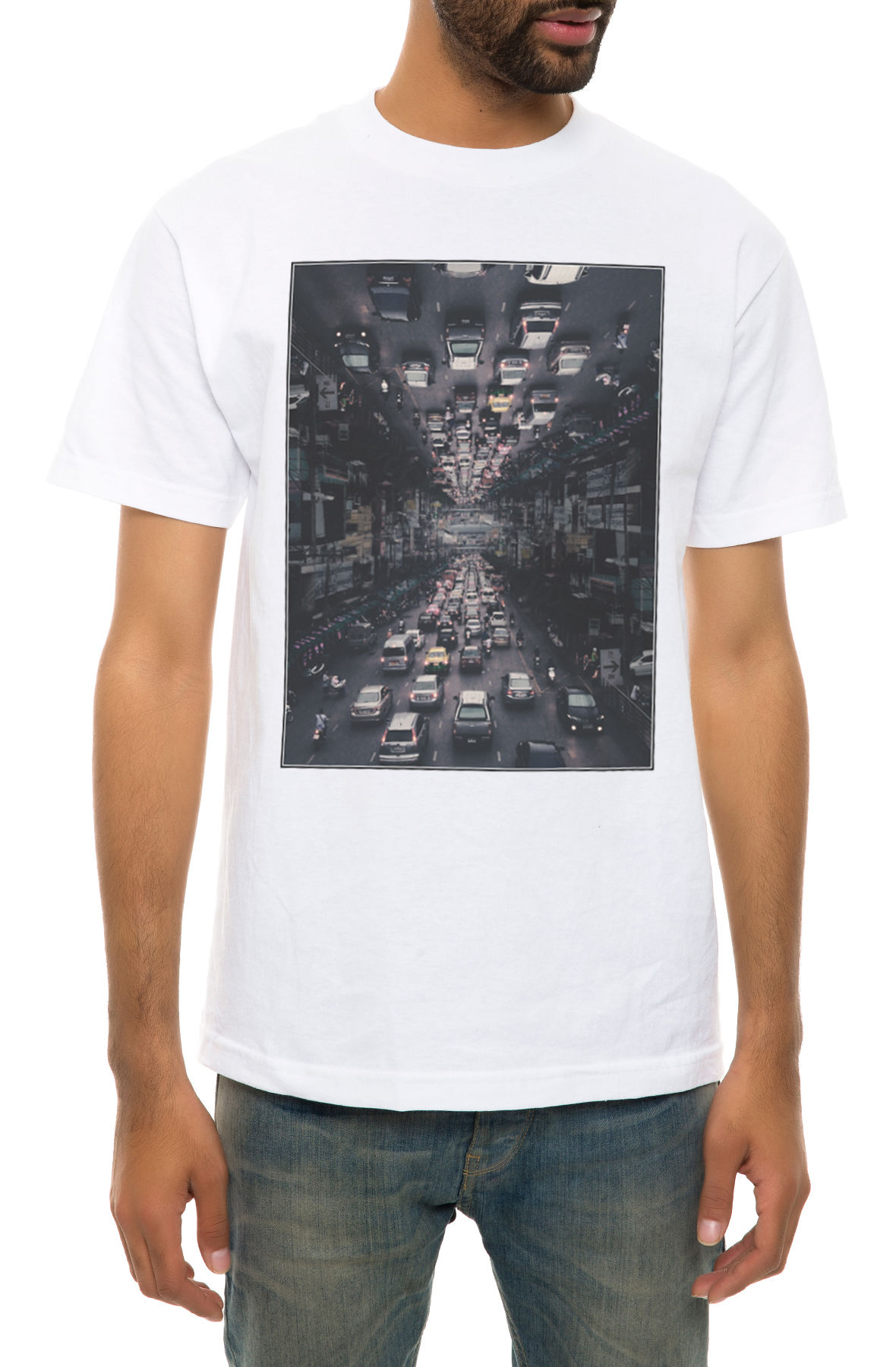 The Traffic Tee in White