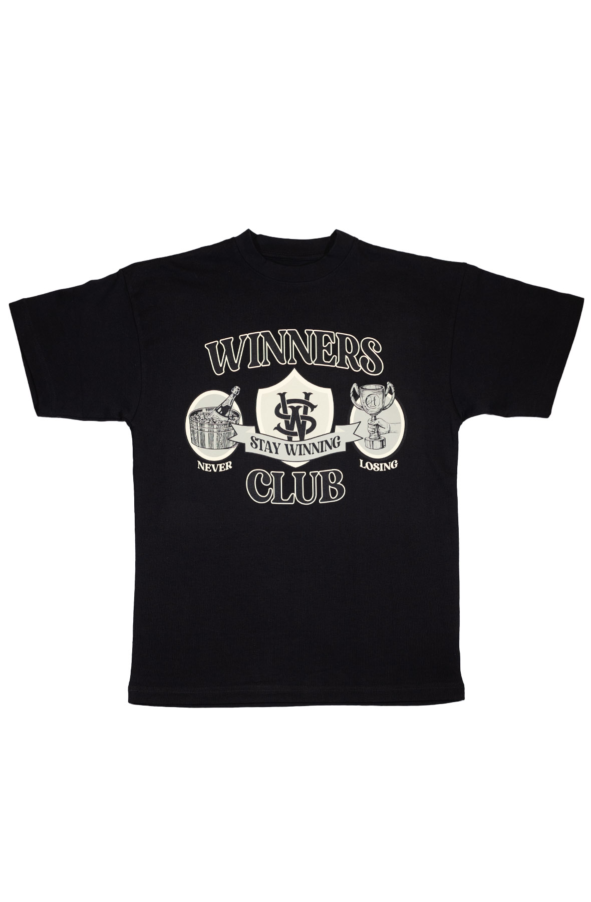 Stay Winning Winners Club Black Tee