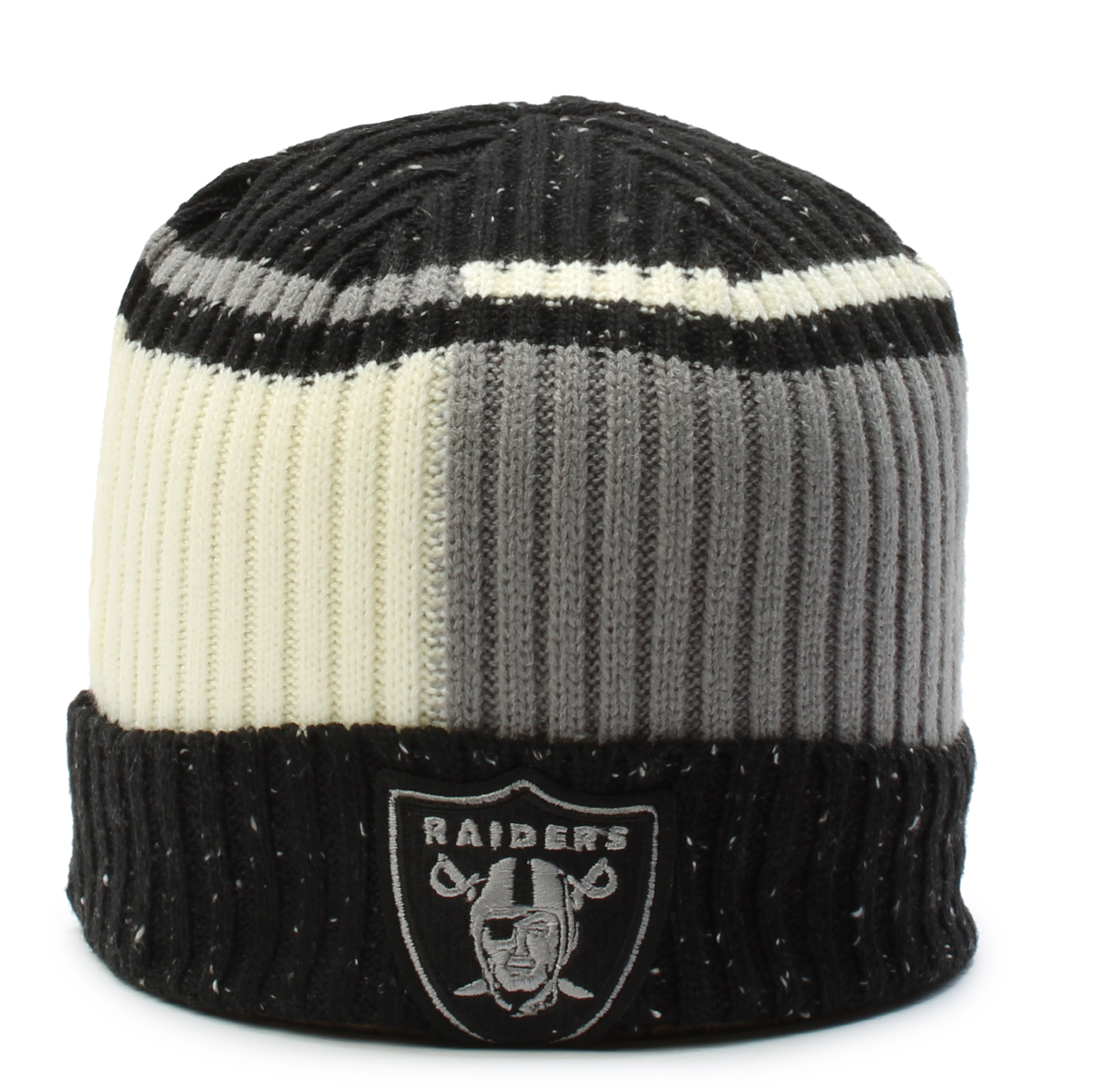 Las Vegas Raiders Speckled Block Beanie