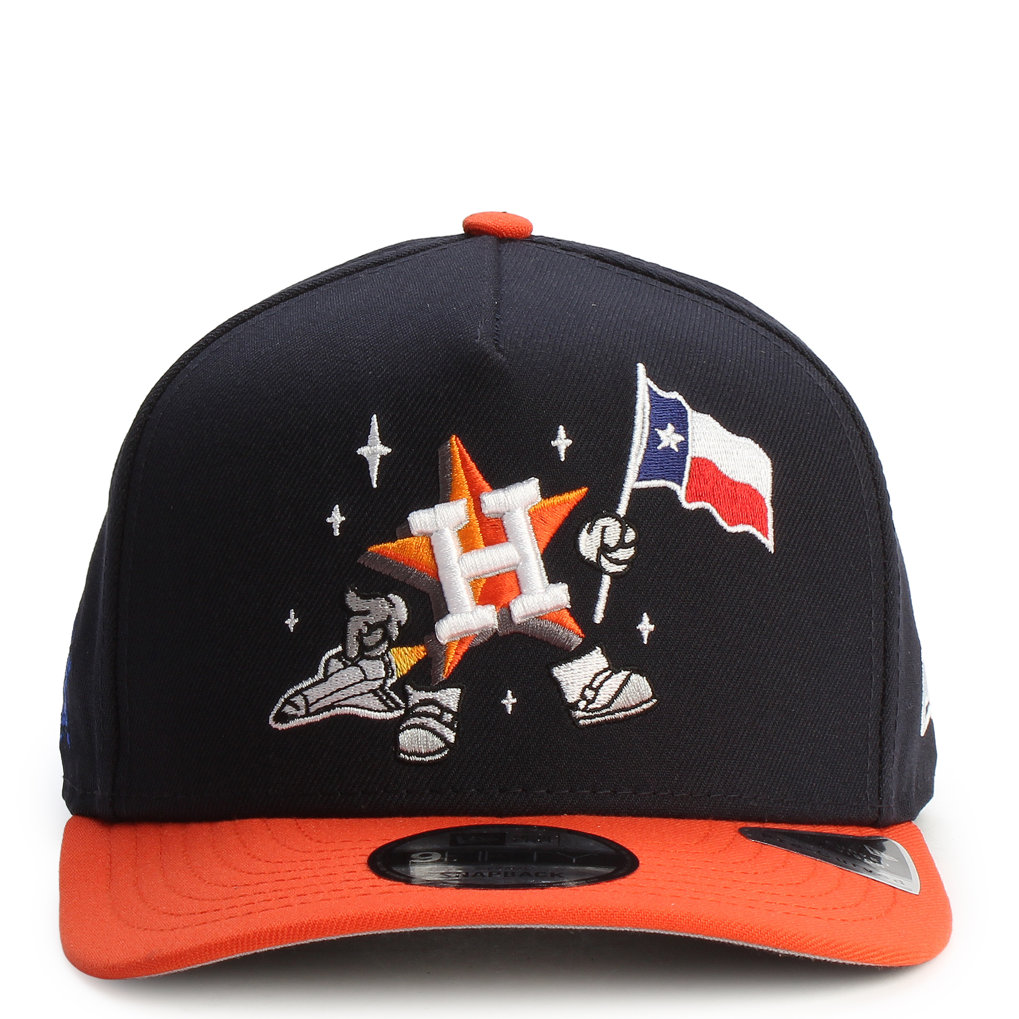 MLB Houston Astros Cartoon 950 A-Frame Pre-Curved Snapback