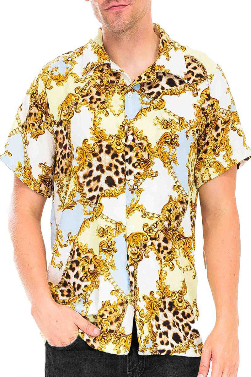 Hidden Cheetah Button Down Shirt