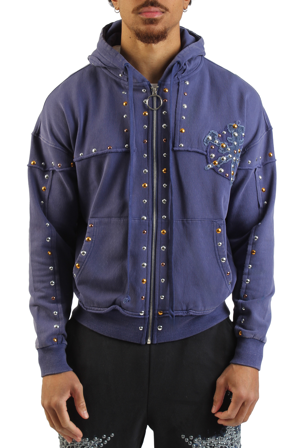 Studded Oversized Hoodie