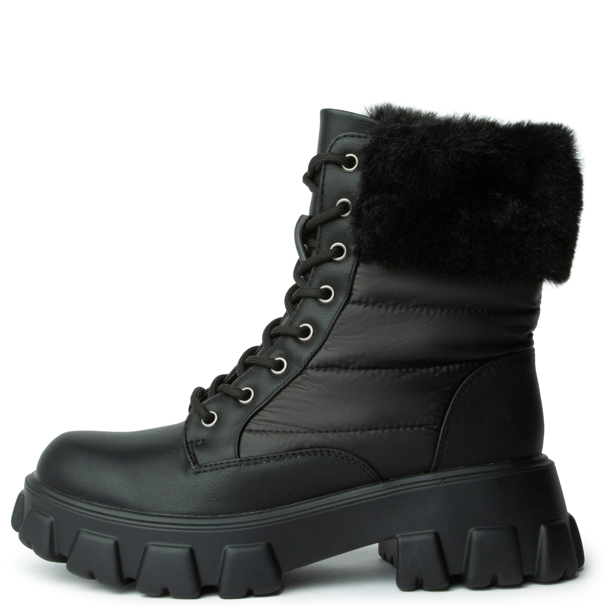 Tetris-26  Puffer Fur Bootie