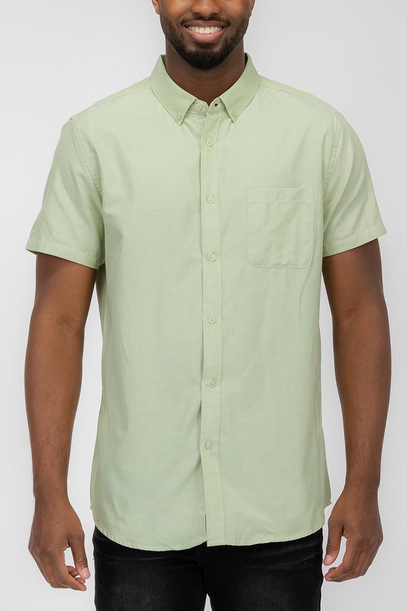 Signature Classic Single Pocket Button Down
