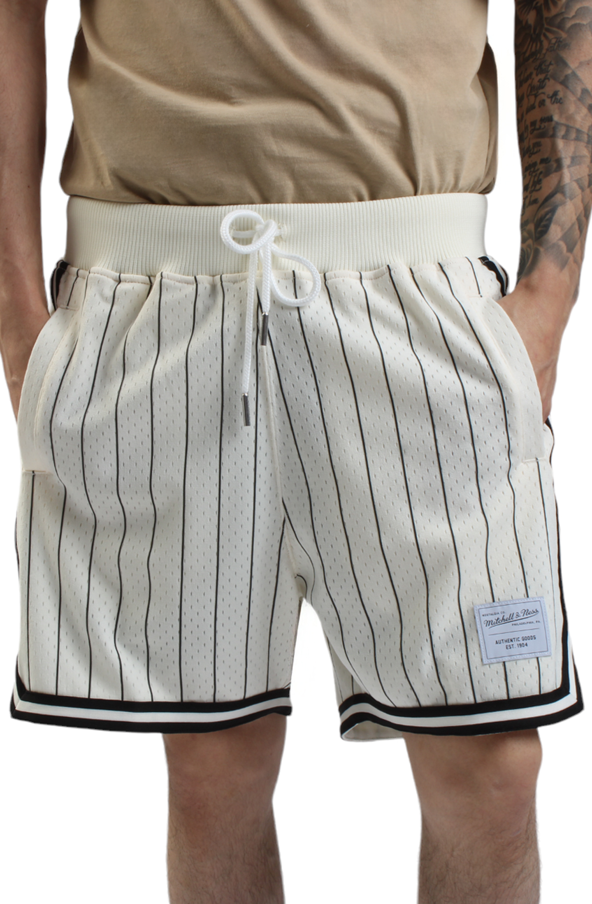 Branded M&N Pinstripe Game Day 2.0 Shorts