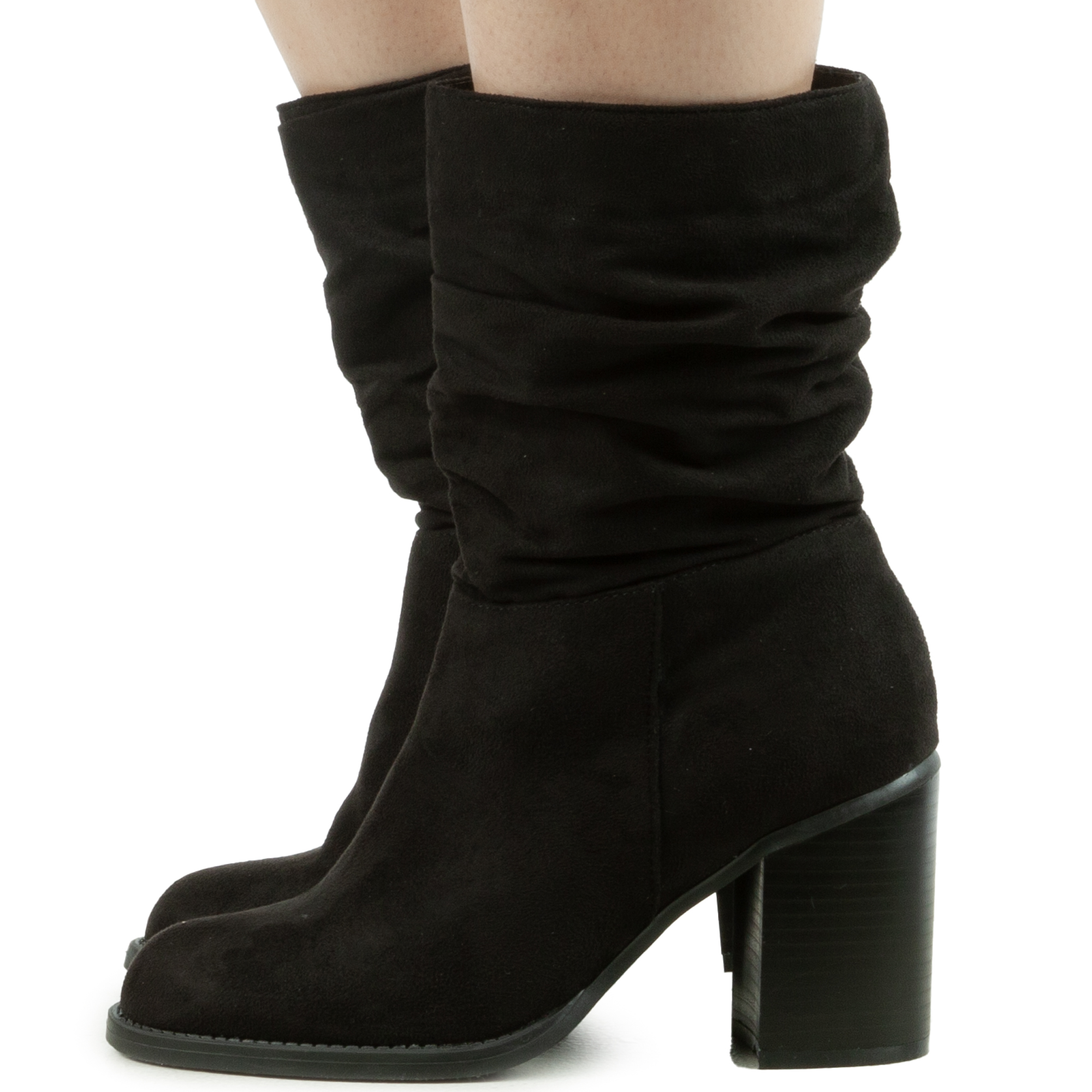 Slouchy Heel Bootie