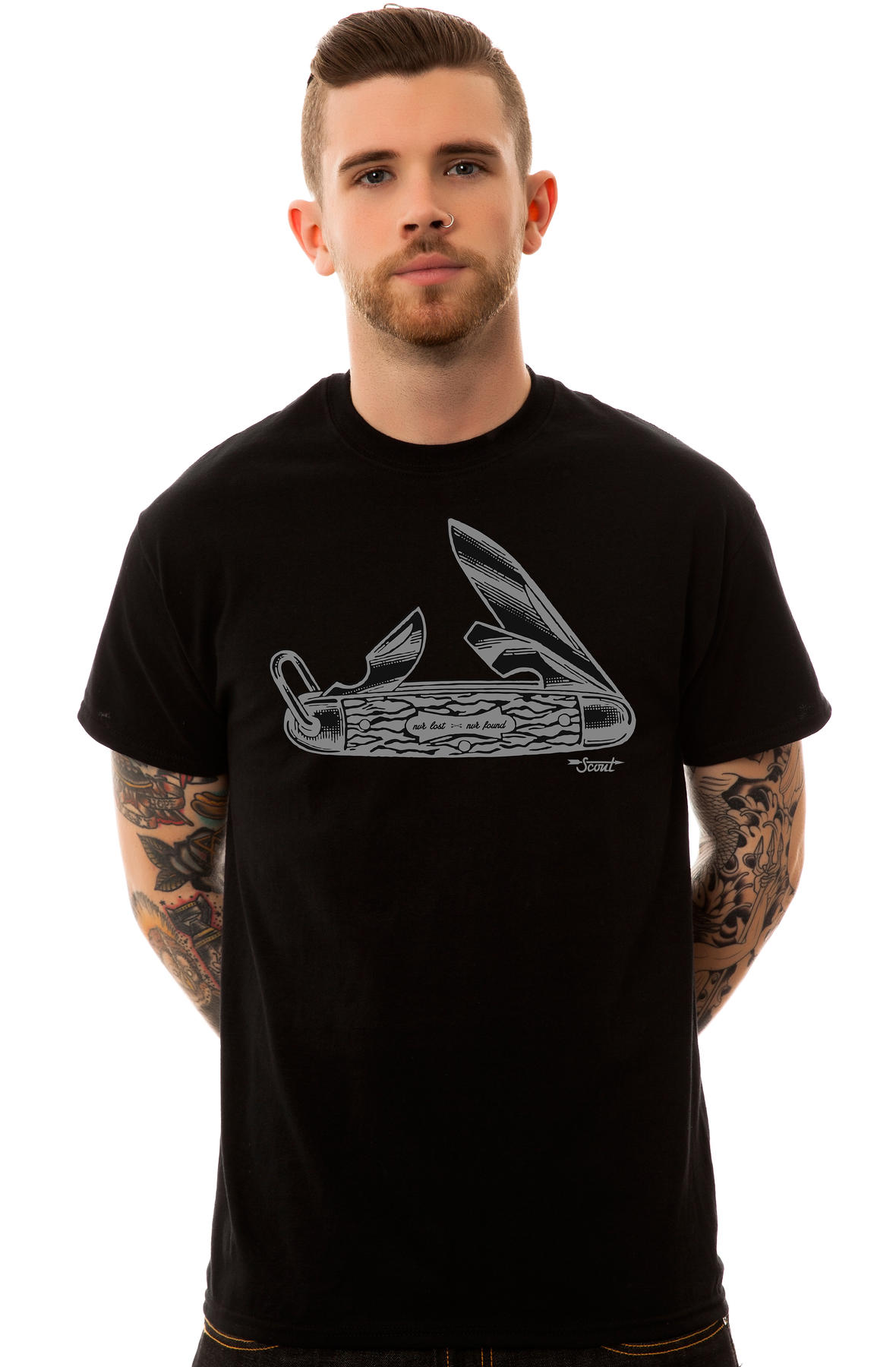 The Army Knife Tee in Black