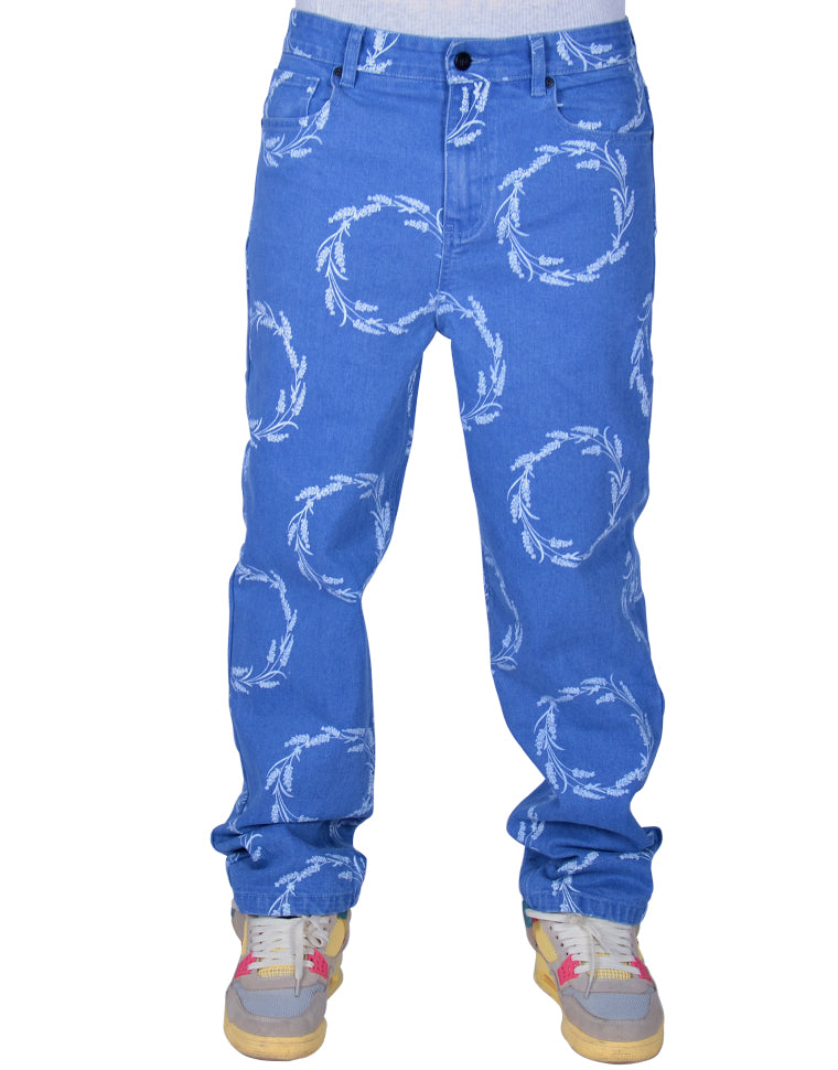 Valensole Lavender Circle Denim Jeans