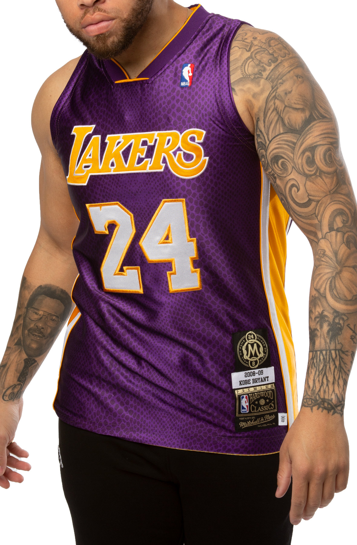 Men 8 Kobe Bryant Jersey Black Los Angeles Lakers Swingman Jersey