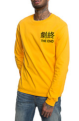 The End Long Sleeve Tee in Gold